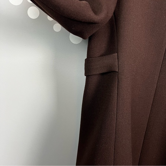 Vintage Stevens Forstmann Brown Coat Mink Fur Collar Union Made ILGWU 1950 1960 - Picture 11 of 13